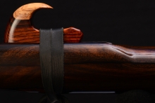 Ziricote Native American Flute, Minor, Low D-3, #F8J